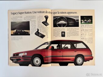 Prospekt Subaru rok 1990 francie - 5