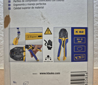 lisovací kleště Klauke K 82 (0,5 - 6 mm²) /NOVÉ/ - 5