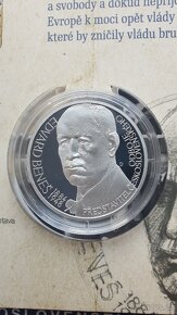 Stříbrné medaile Českoslovenští presidenti - 5