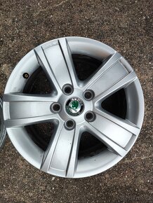 Originál škoda ALU kola 6,5Jx15 5x112 ET50 - 5