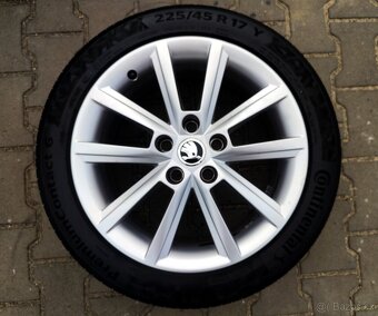 Alu kola originál Škoda Octavia III 5x112 R17 Teron - 5