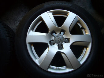 ZIMNÍ ALU KOLA orig.AUDI A6 A4 17" 5x112 7,5" et-37, - 5