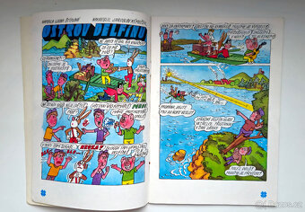 Čtyřlístek č. 130 - Ostrov delfínů - Original - NELUŠTĚNÝ - 5