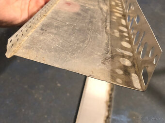 Zakládací lišta s okapnicí hliníková - 5