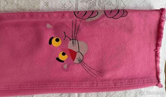 Dívčí rifle zn. Desigual Pink Panther vel.146-152 - 5