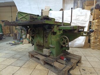 Trojkombinace BAUERLE  – litinová pila / frézka / dlabačka - 5