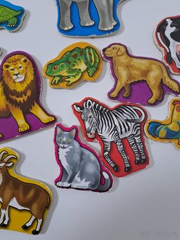 Magnetky pro děti - doprava a zvířata - 5