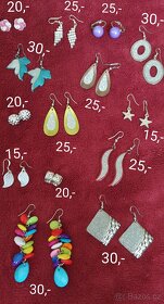 Dámské náušnice a bižuterie. - 5