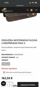 Pool’s westernová filcova podsedlovka - 5
