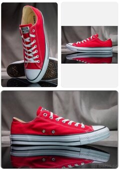 Pánské boty Converse All Star Ox Červené Tenisky Vel. 45 - 5