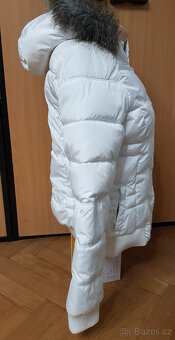 Bílá zimní bunda Lee Cooper vel. M - 5