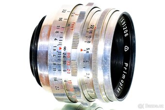 Meyer Primoplan 1,9/58 RED V M42 14-lamelový TOP STAV - 5