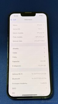 iPhone 14 128GB Black, pouze 2x E-SIM - 5