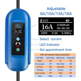 11kw 3 fázová nabíječka EV/wallbox, nová, za super cenu - 5