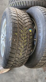 orig. alu kola Mercedes 17" + pneu Dunlop winter sport - 5