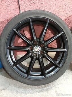 Alu kola Alfa Romeo TI edice 19" – lesklá černá - 5