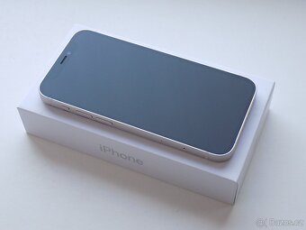 APPLE iPhone 12 mini 64GB White - ZÁRUKA - 100% BATERIE - 5