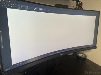 34" LCD Philips, širokoúlhý, prohnutý, TOP stav - 5