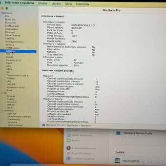 APPLE MACBOOK PRO 13” M1/8GB RAM/256GB,BATERIE 95% - 5