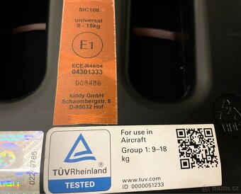 Dětská autosedačka Kiddy 9-18kg - 5