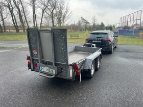 Bržděný přívěs na bagr 2700 kg, IFOR WILLIAMS, listová pera - 5