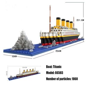 Stavebnice parníku Titanic - 5