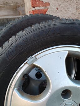 Opel Astra litá kola s pneumatikami 195/60 R15 - 5