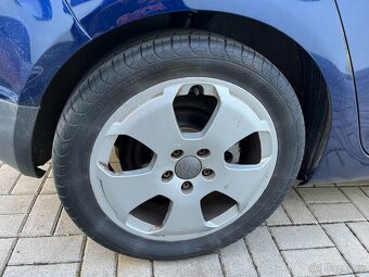 4x alu disky audi 5x112 R17, letní pneu 50% - 5