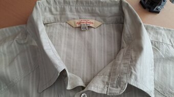 Pánská slim košile s proužky Refree Denim/XL/2x67cm - 5