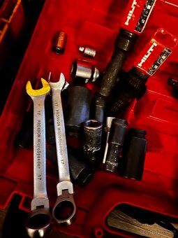 Hilti siw 22T-A s baterii a plno ořechy a očkoploché klíče - 5