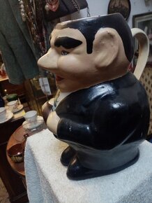 Starožitný keramický glazurovaný džbán - 5