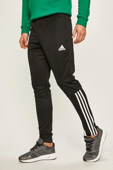ADIDAS  PÁNSKÉ SLIM STYLOVÉ BLACK TEPLÁKY M( M-L) - 5
