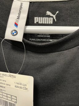 BMW Motosport triko vel. L, Puma, nové + dárek - 5