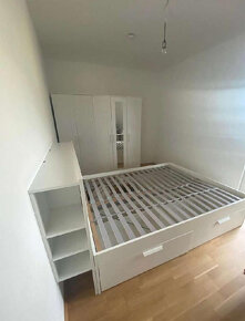 Ikea Brimnes postel bílá 140cm rošt matrace - 5