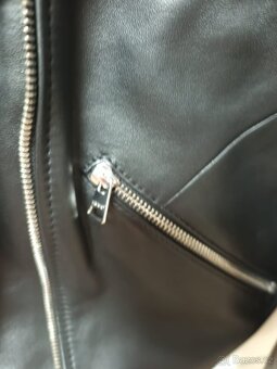 Nová kožená bunda originál Hugo Boss vel. M - 5