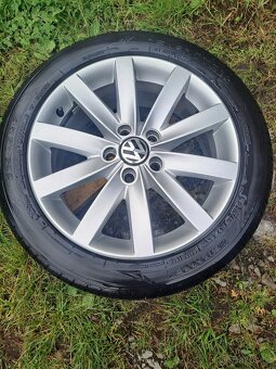 Alu kola 5x112 originál VW 225/45 R17 - 5