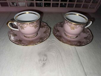 Vintage šálky + podšálky Moritz Zdekauer - 5
