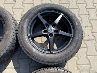 4x al kola 5x112 17 + pneu letní 225/55 R17C - 5
