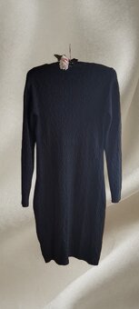 Just Woman černé copánkové svetrové šaty - 5