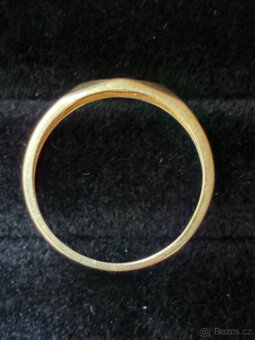 Zlatý dámský prsten 14 kt. 585 váha 1,39g zlato - 5