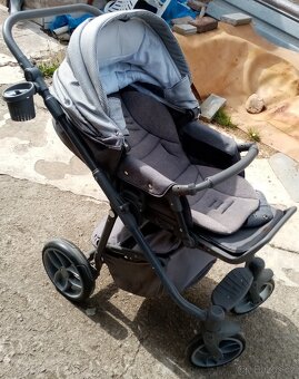 Kočárek Adamex,3.kombinace, šedý, čistý - 5