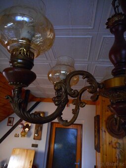 VELKY MOSAZNÝ LUSTR - 5