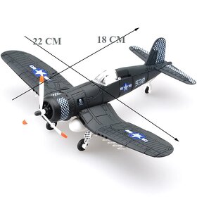 4D model nacvakávací stavebnice Corsair F4U (černá) 1:48 - 5