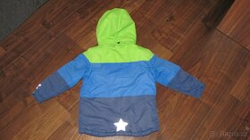 Zeleno-modrá zimní bunda zn. Tchibo vel. 110/116 - 5