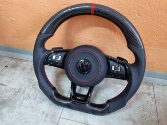 VOLANT VOLKSWAGEN R RLINE GTD GTI - KUZE / KARBON - 5