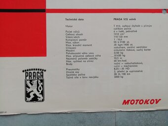Praga V3S valník - prospekt - originál - doprava v ceně - 5