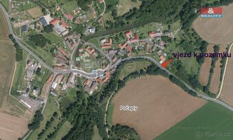 Prodej pozemku k bydlení, 3403 m², Počaply - 5