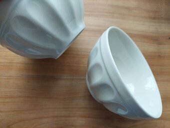 2x krásná nová porcelánová miska dekorační nebo na dobroty - 5