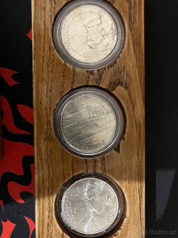 Stříbrné mince 20. výročí federace 1968-1988-500 kč,perfektn - 5