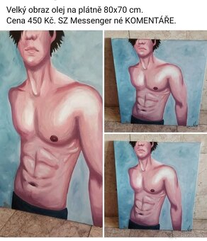 Staré obrazy .Ceny a rozměry u fotografie. - 5